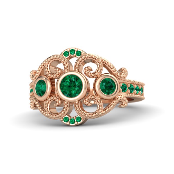 The most beautiful emerald rings for brides eventsstyle.com 46768 The most beautiful emerald rings for brides