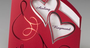 invitation cards ideas with hearts for a wedding