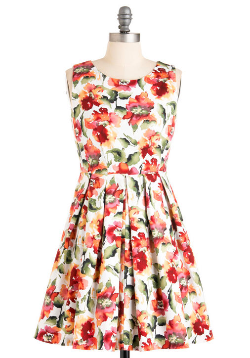 eventsstyle.com 60376 Flowery wedding dresses for bridesmaids