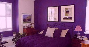 Bedrooms with purple color 2014