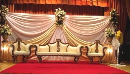 eventsstyle.com 66481 The wedding stage hall decorations in India