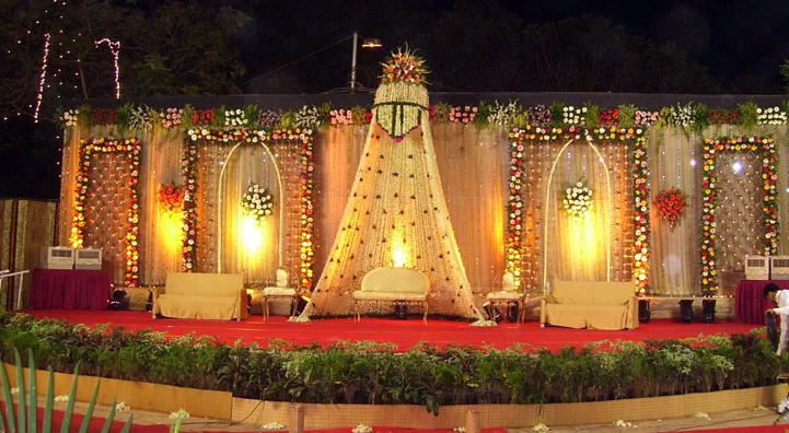 eventsstyle.com 66512 The wedding stage hall decorations in India