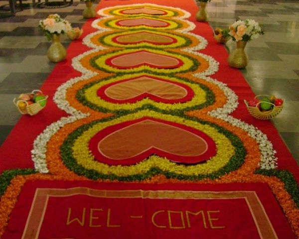 eventsstyle.com 66513 The wedding stage hall decorations in India