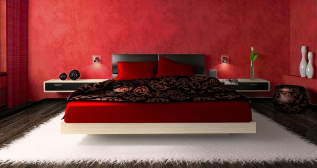 Chic red bedrooms decorations ideas 2014
