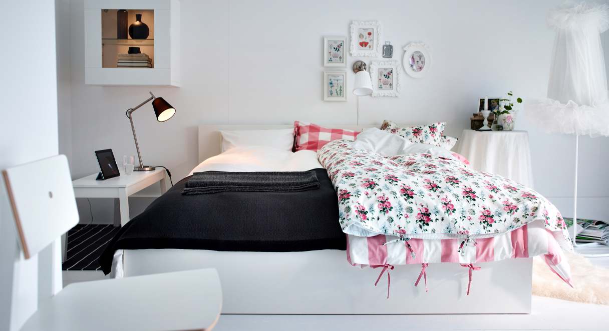  IKEA white bedrooms for couples 2014