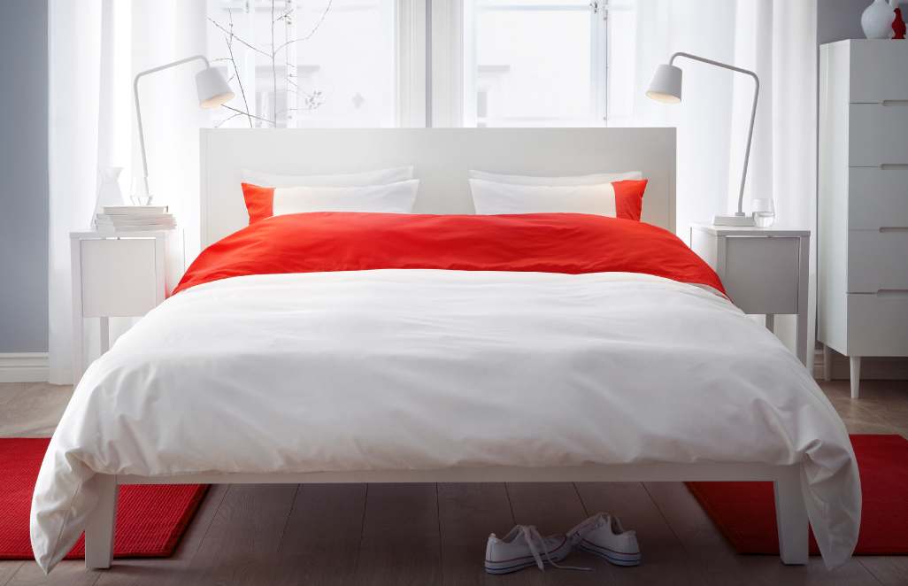  IKEA white bedrooms for couples 2014