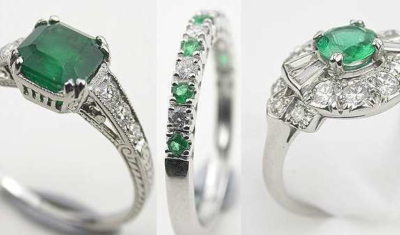 eventsstyle423 luxurious Emerald rings & earrings 2014