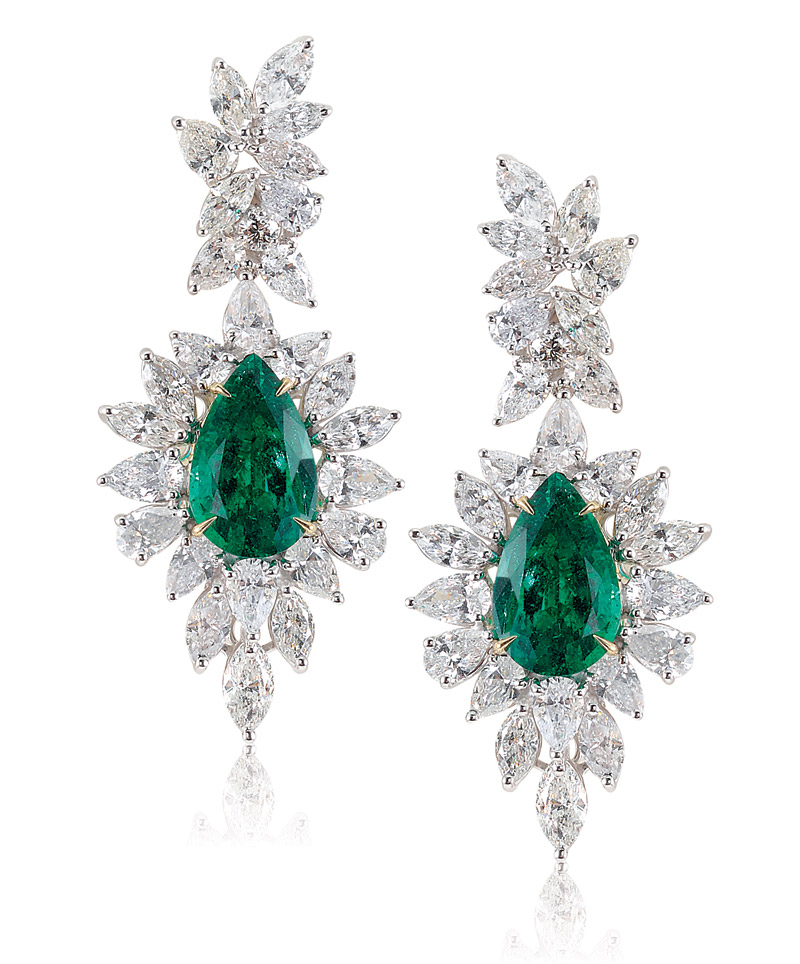 eventsstyle425 luxurious Emerald rings & earrings 2014