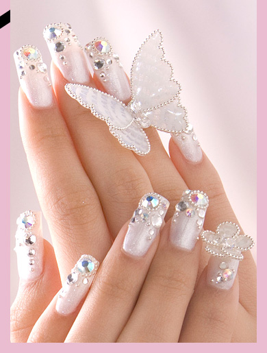 eventsstyle528 Beautiful wedding nail designs 2014