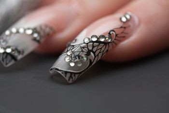 eventsstyle535 Beautiful wedding nail designs 2014
