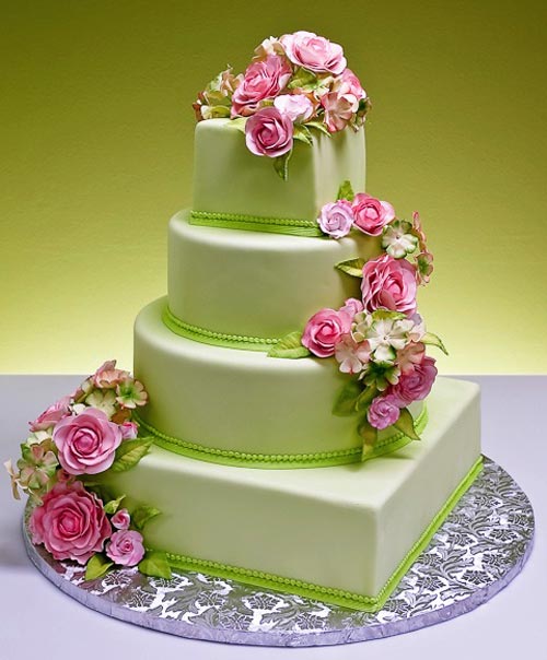 eventsstyles3050 Beautiful Spring wedding cakes 2014
