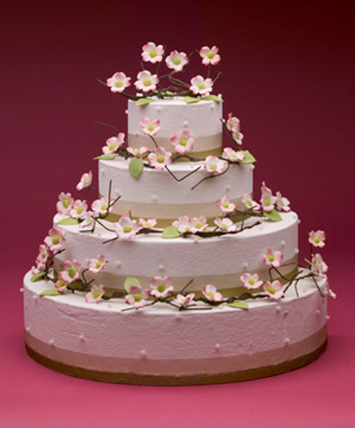 eventsstyles3052 Beautiful Spring wedding cakes 2014