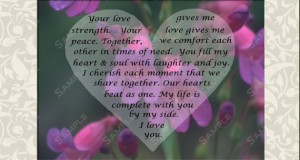 Romantic poems for bride and groom