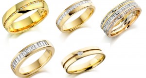 chic gold rings for wedding 2014