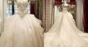 Beautiful Embroidered wedding dresses style 2014