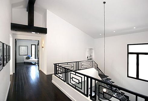 black white style contemporary home design via%20Luscious%20Life%20decor%20blog How to create a black and white effect in the house