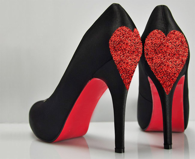 love heels copy 15 Red high heels for valentine night 2014 