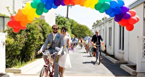Bicycle wedding rural style 2015