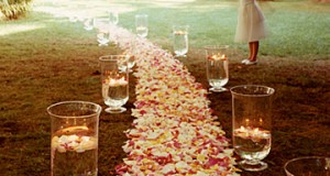 Decorations of Wedding Aisle 2014