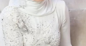 Stylish muslim wedding dresses designs 2014