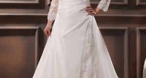 10 Classy plus size wedding dresses 2014