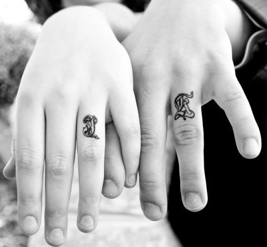 styles3147 15 Unique wedding ring tattoos designs 2014