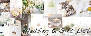 All about gifts and wedding gifts lists