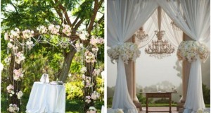 Collection of lace wedding arch 2014