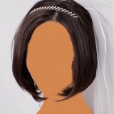 Bob cut hairstyle for brides 2014