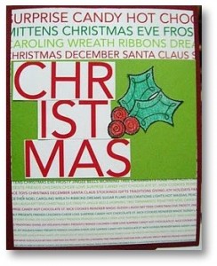 كارد 44444 244x300  Making Christmas cards 